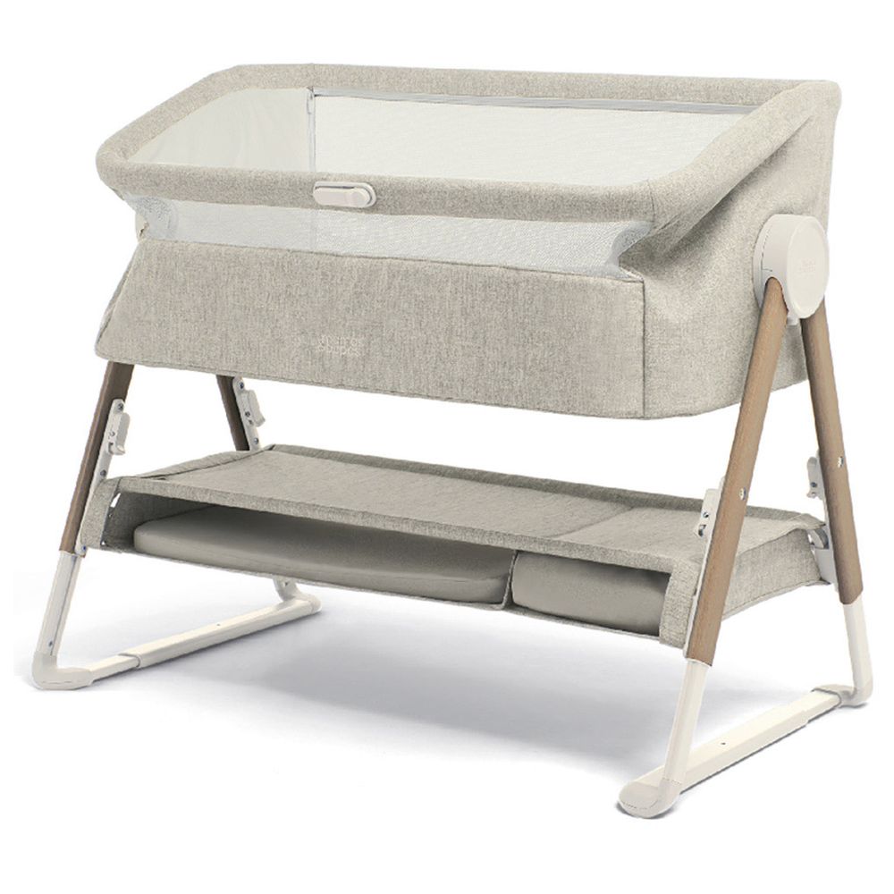 Mamas & Papas Lua Bedside Crib - Beige