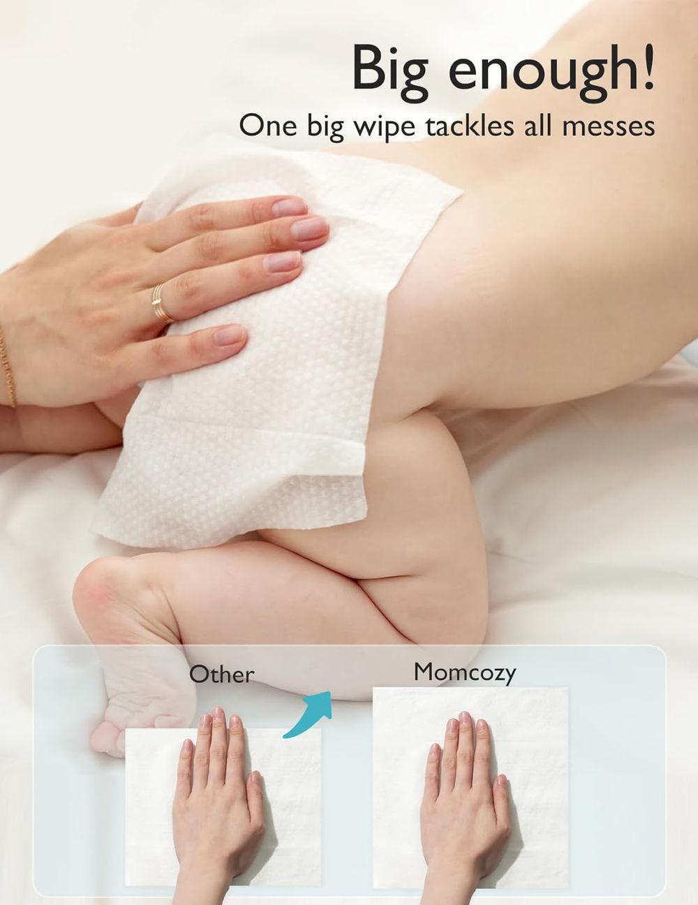 Momcozy - Baby Water Wipes - Pack of 4 - 240pcs