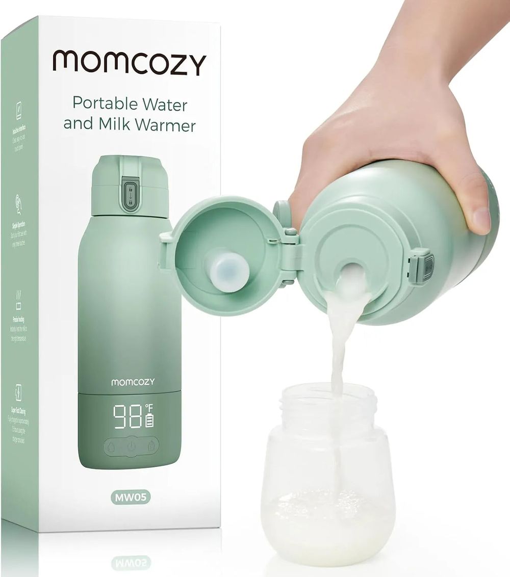 Momcozy - Portable Breast Milk & Water Warmer - Green - 500ml
