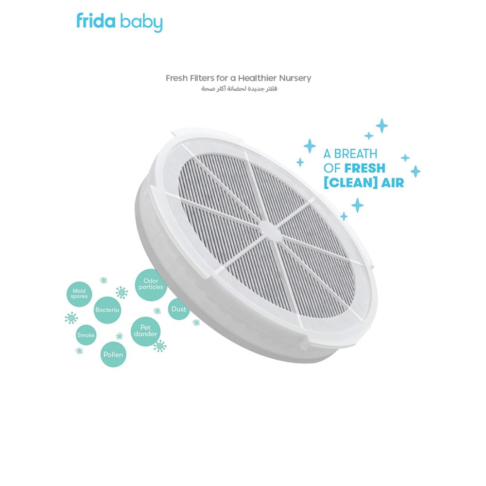 Fridababy - 3-in-1 Air Purifier Replacement HEPA Filter - Fresh Clean Air