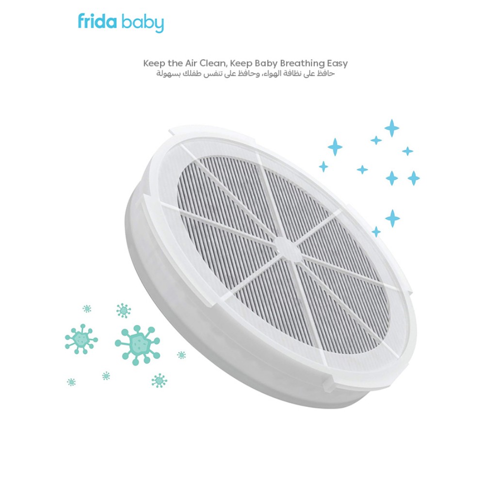 Fridababy - 3-in-1 Air Purifier Replacement HEPA Filter - Fresh Clean Air