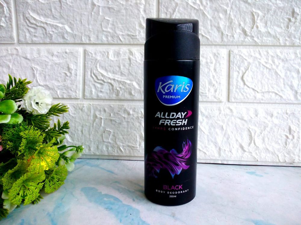 Karis Naturals - All Day Fresh Body Deodorant Spray - Black - 200 ml