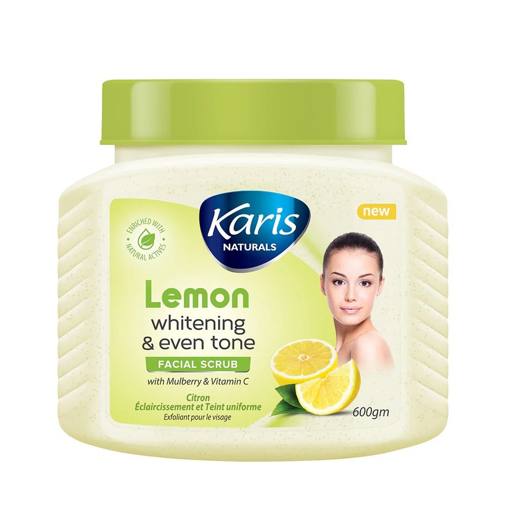 Karis Naturals - Whitening & Even Tone Facial Scrub - Lemon - 600 gm