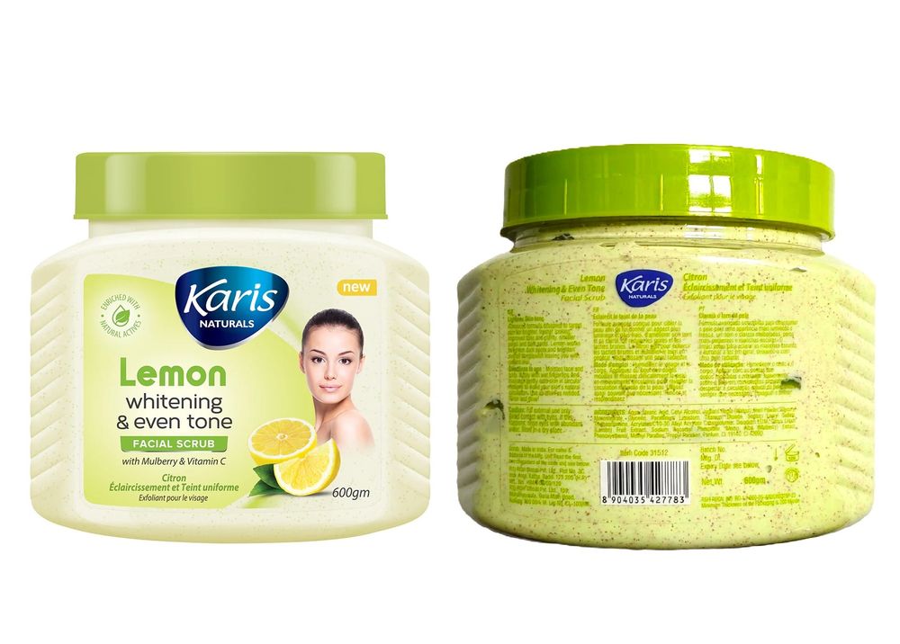 Karis Naturals - Whitening & Even Tone Facial Scrub - Lemon - 600 gm