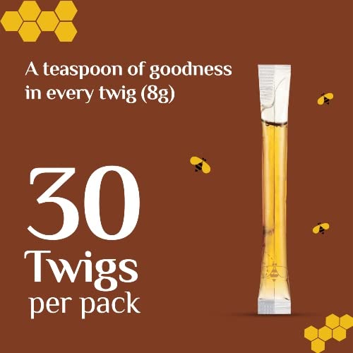 Honey Twigs - Cinnamon Infused Honey 8g Pack Of 30