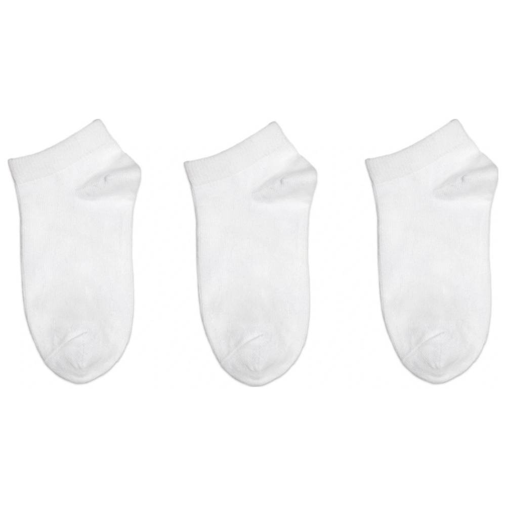 Genius - Boy's Trainer Socks - White - Pack of 3