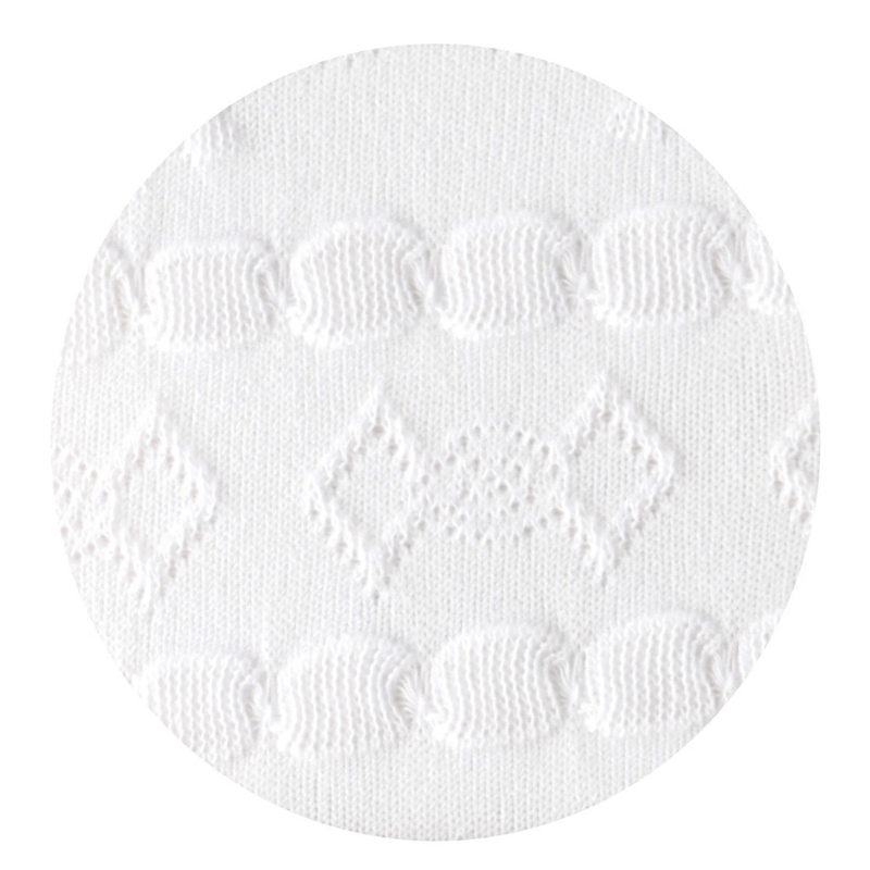 جينيوس - جوارب طويلة سادة للبنات - أبيض