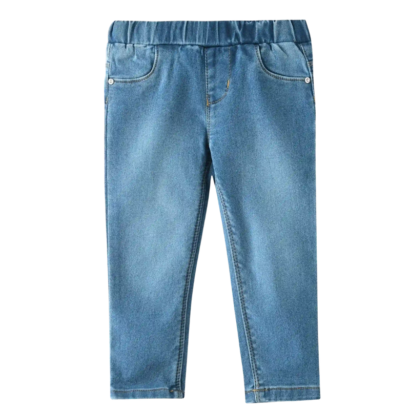 Nexgen Girls - Girl's Fully Elasticated Denim Jeggings - Ice Wash