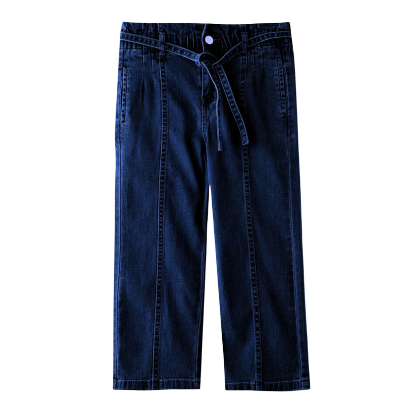 Nexgen Girls - Girl's Fully Elasticated Denim Jeans - Denim Blue