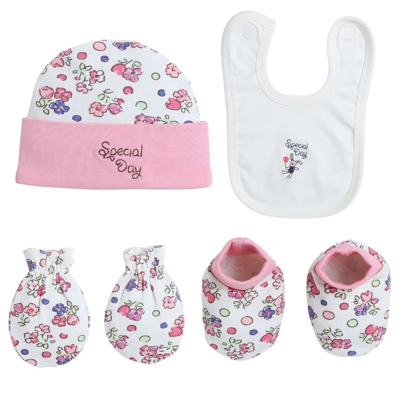 سمارت بيبي - طقم هدايا للبنات - 10 قطع - وردي