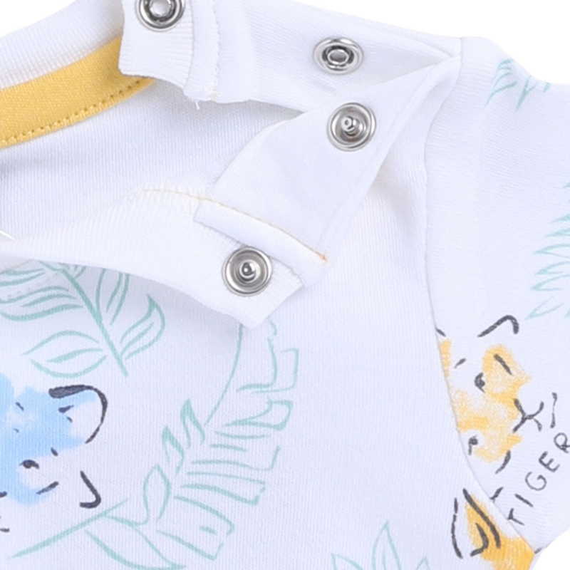 Wonderchild - Baby Boy' T-Shirt With Dungaree - Mustard