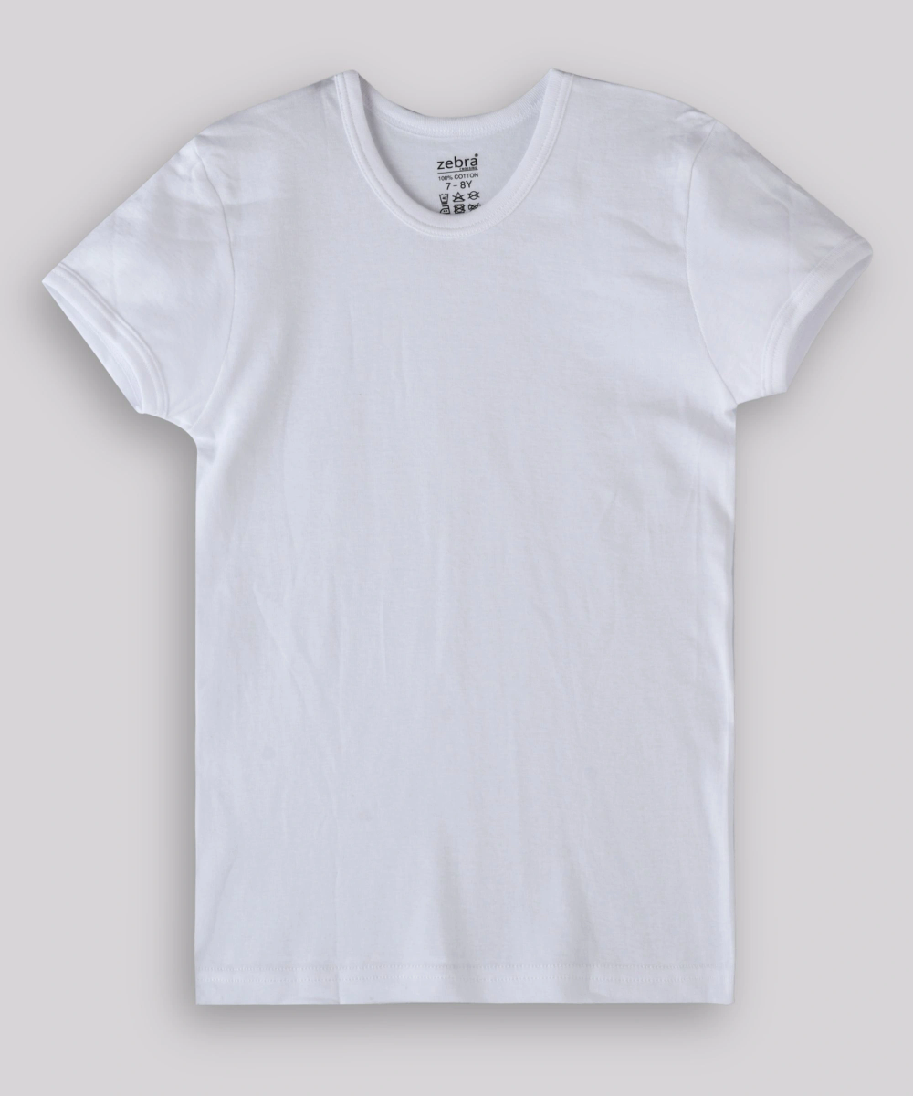 Zebra Crossing - 3pc-Set - Boy's Plain Undershirts - White