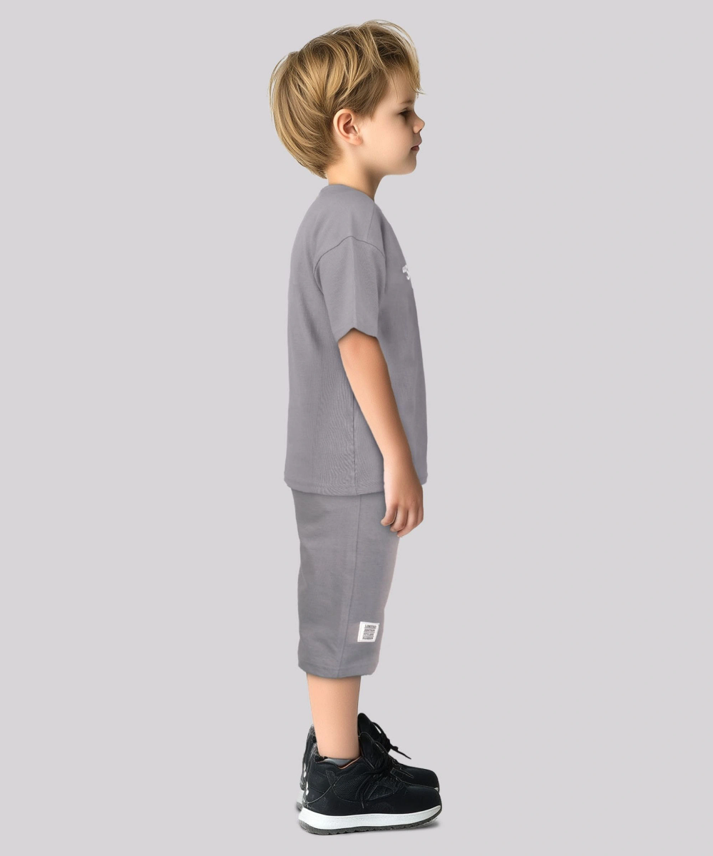 Genius - Boys Save Earth T-Shirt Shorts Set - 2pcs