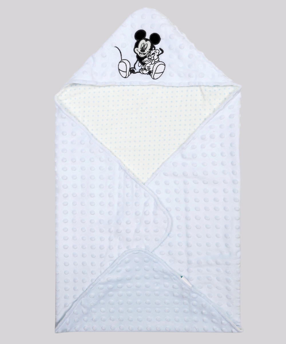 Mickey Mouse - Baby Boy's Mickey Mouse Hooded Blanket