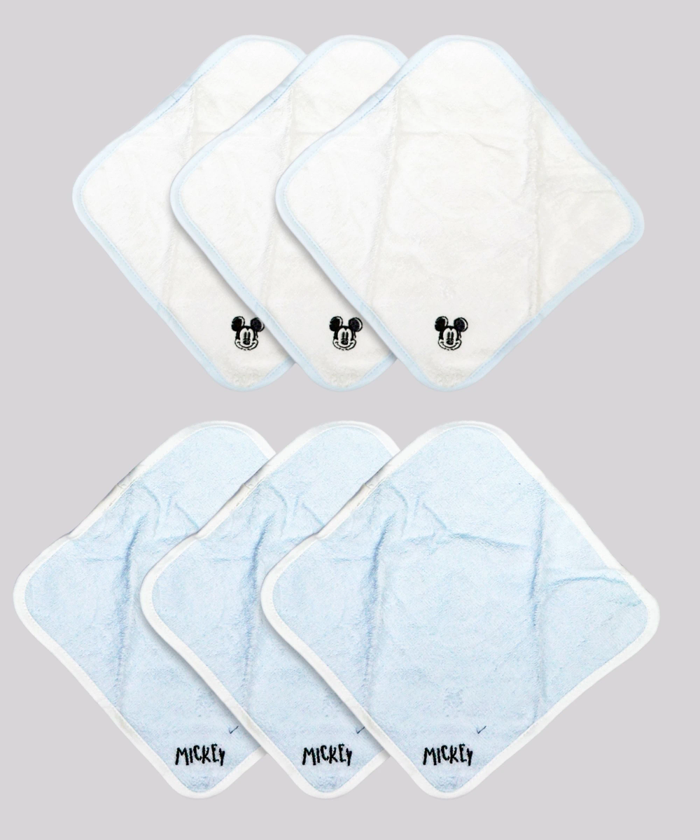 Mickey Mouse - Baby Boy's Mickey Mouse 6pcs Wash Cloth