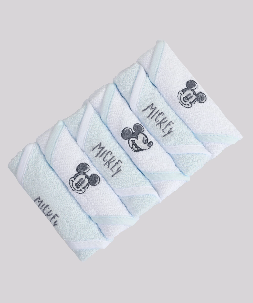 Mickey Mouse - Baby Boy's Mickey Mouse 6pcs Wash Cloth