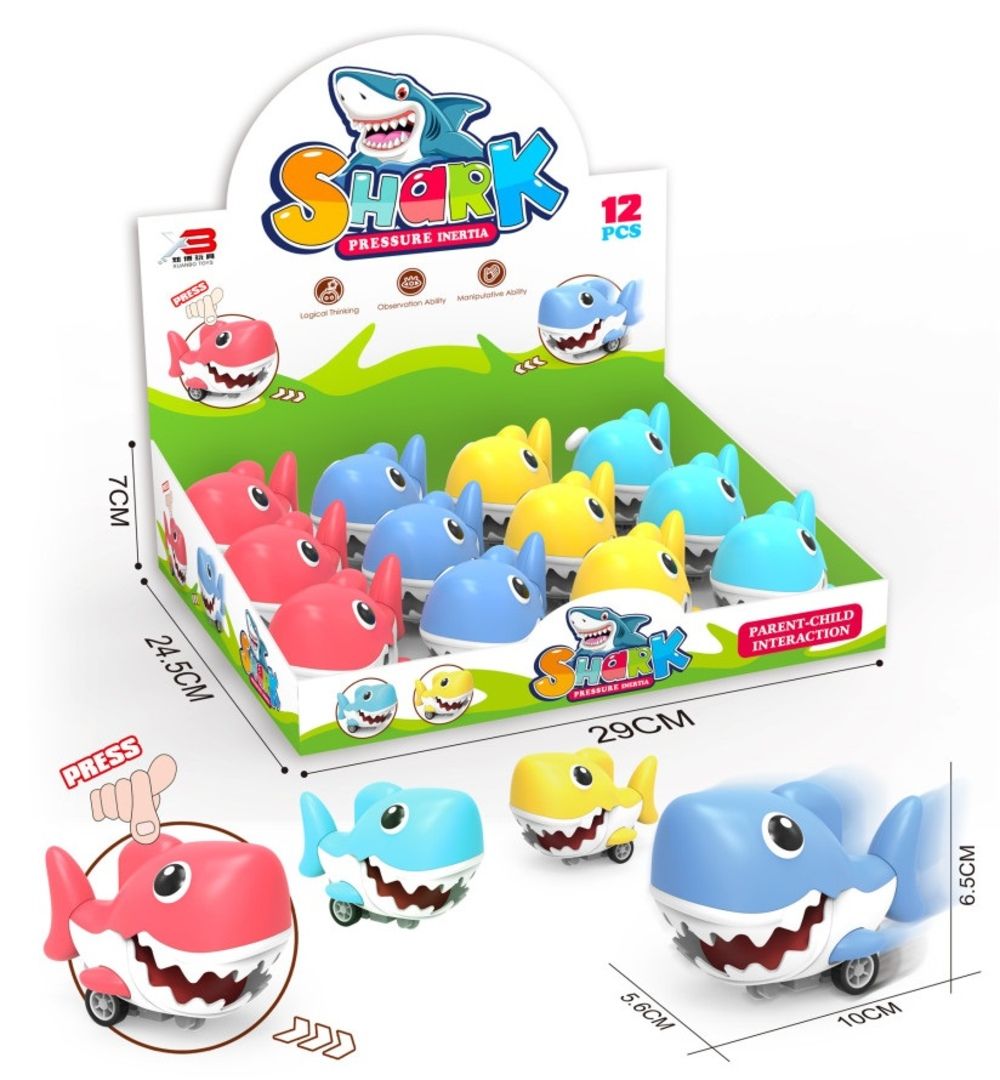 BTT Toys - Press Power Sharks Superfast 12pcs