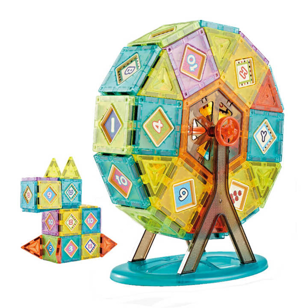 BTT Toys - Super Strong Magnetic Wheel 5.5cm - 3D Building Blocks - 70pcs