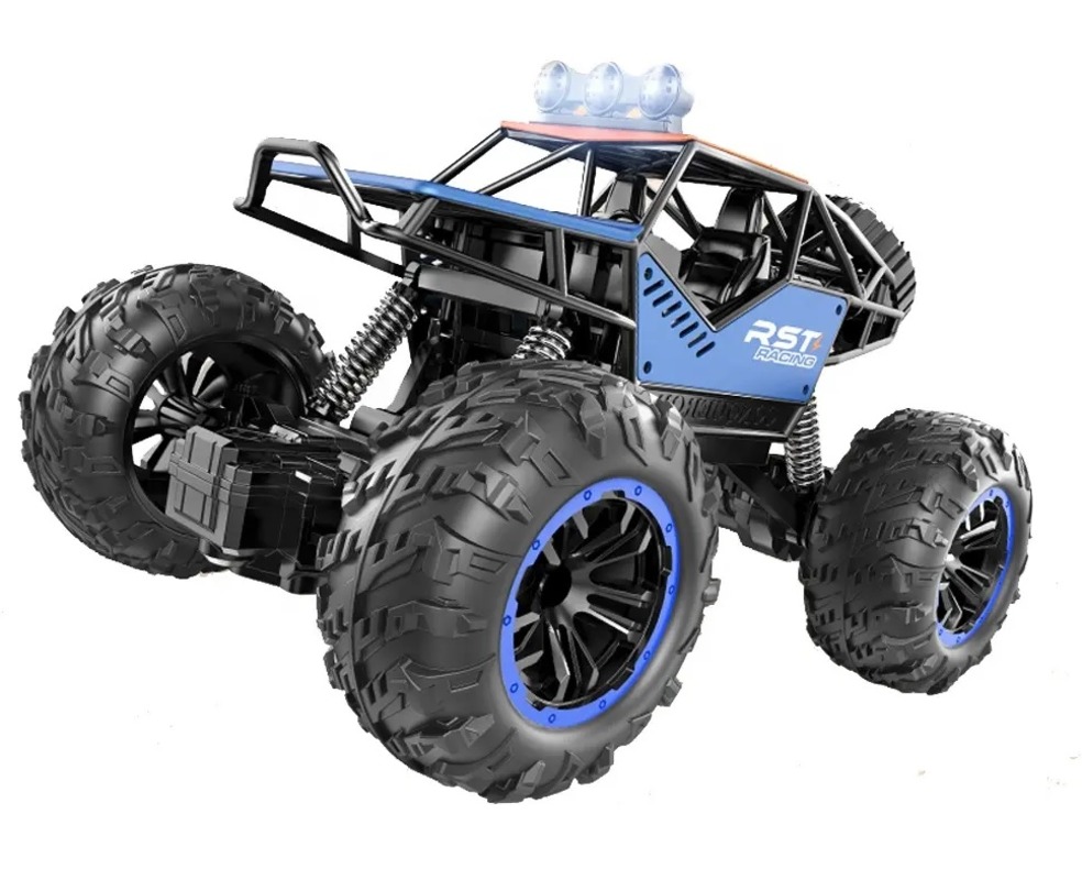 BTT Toys - Rover - Off Road Climbing High Speed R/C Car WithLights - Blue