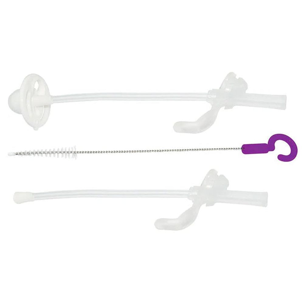 B.box - Sippy Cup Replacement Straw And Cleaner Set - 3pcs