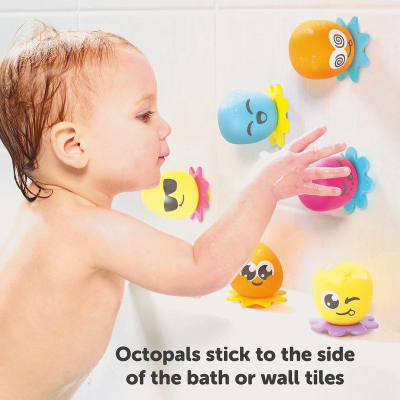 Tomy Toomies - Bath Toy Octopals Floating And Splashing Bathtime Toys - For Ages 12m And Above