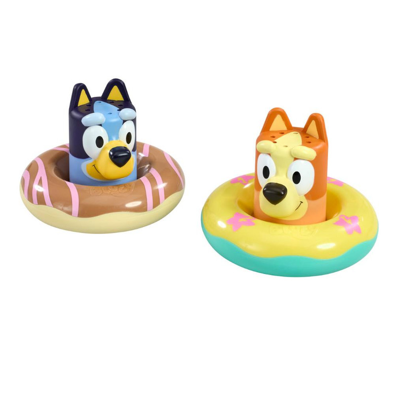 Tomy Toomies - Bluey & Bingo Floats Bath Time Toy Set