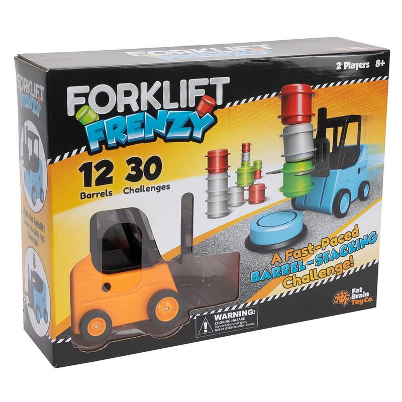 Fat Brain Toys - Forklift Frenzy - Sensory Toys for Infant Development, Stacking Game