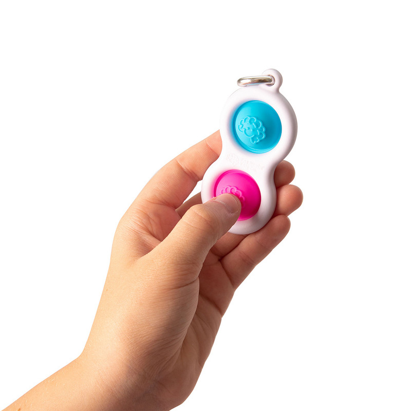 Fat Brain Toys - Simpl Dimple Keychain - Color May Vary - 1 Pc