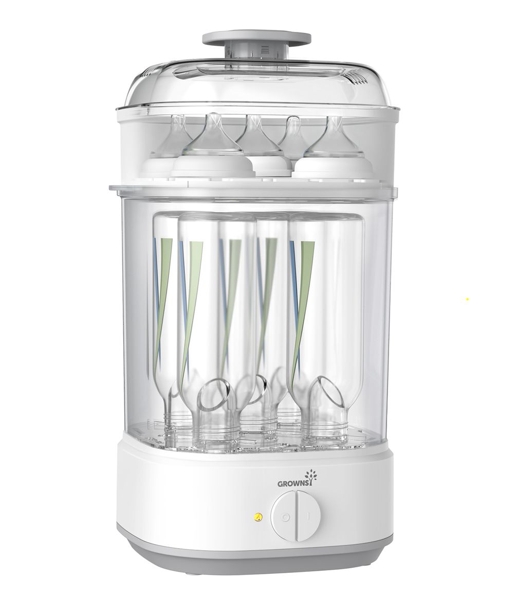 Grownsy - Electric Baby Bottle Sterilizer with Steam Function - Quick & Effective