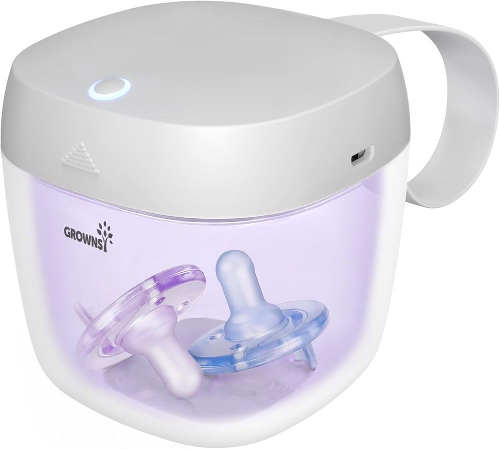 Grownsy - Portable UV Pacifier Sanitizer Sterilizer with USB Charging – 99.99% Clean