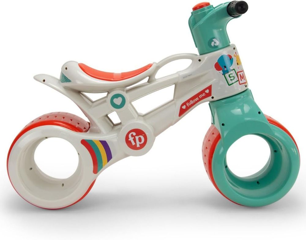 Injusa - Fisher-Price Lightning Ride On Bike For Children - White/Green