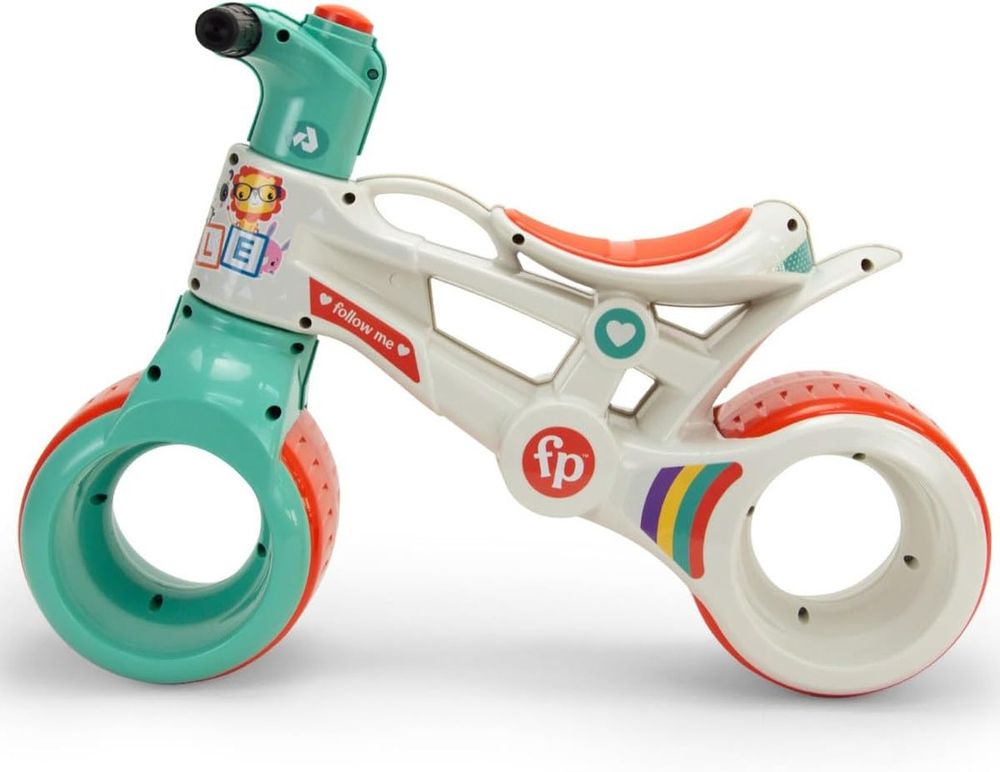 Injusa - Fisher-Price Lightning Ride On Bike For Children - White/Green