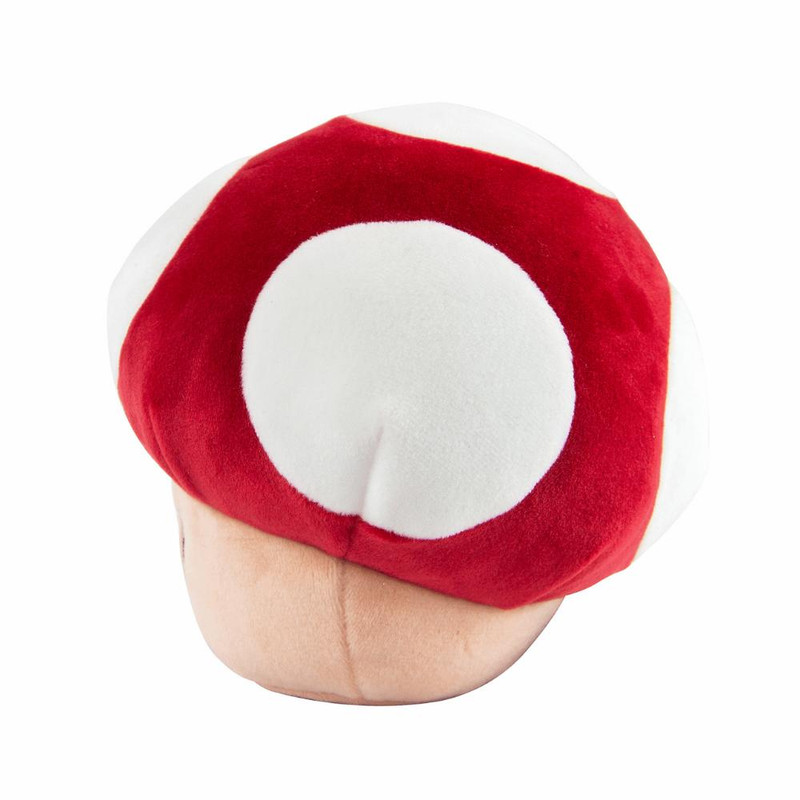 Tomy - Club Mocchi Super Mario Junior Plush Toy - Super Mushroom - 15 cm