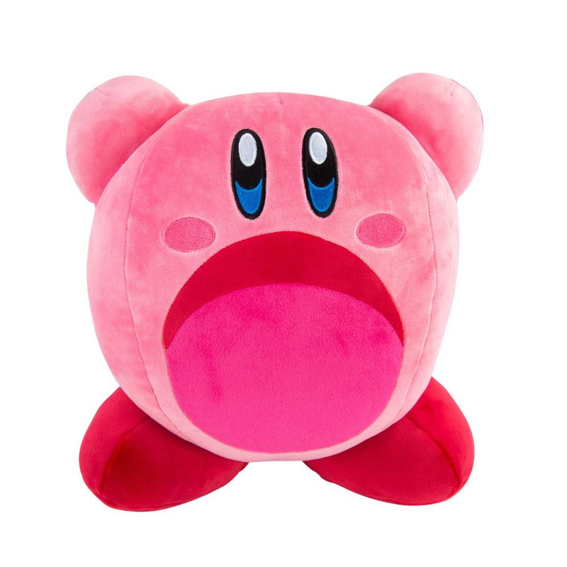 Tomy - Club Mocchi Mega Plush Toy - Inhaling Kirby - 33 cm
