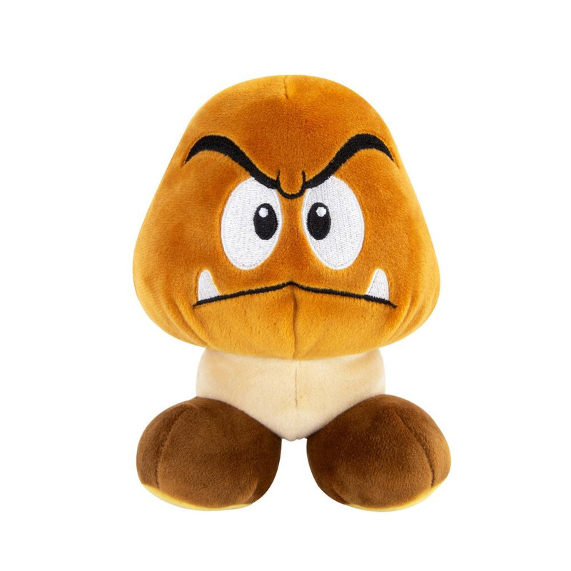 Tomy - Club Mocchi Super Mario Junior Plush Toy - Goomba - 15 cm