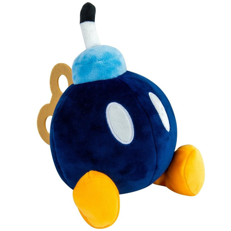 Tomy - Club Mocchi Super Mario Junior Plush Toy - Bob-Omb - 15 cm