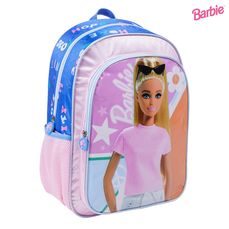 Mattel Games - 5-In-1 Backpack, Lunch Bag, Water Bottle, Pencil Case & Lunch Box Set - Barbie Hope, Love, Unity