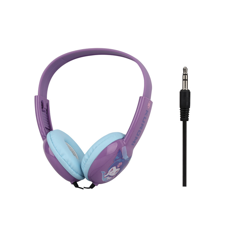 Sanrio - Kids' Kuromi Wired Headphones - Purple