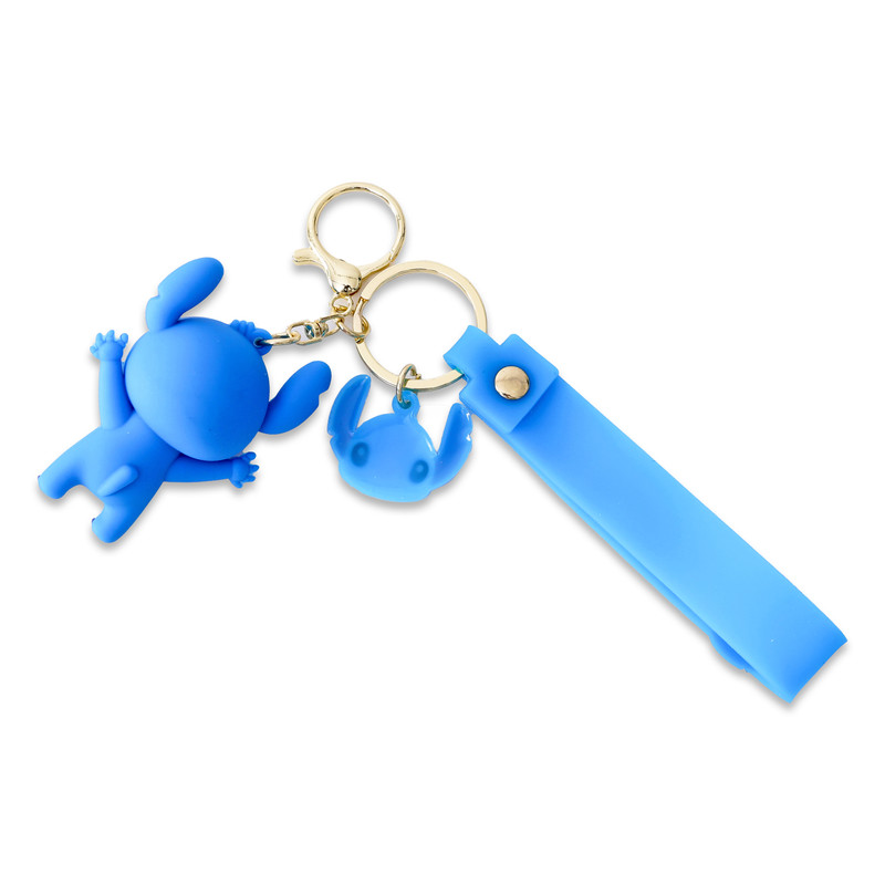 Disney - Stitch Keychain With Ring - Blue