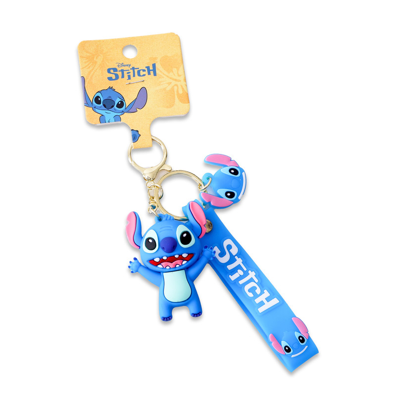 Disney - Stitch Keychain With Ring - Blue