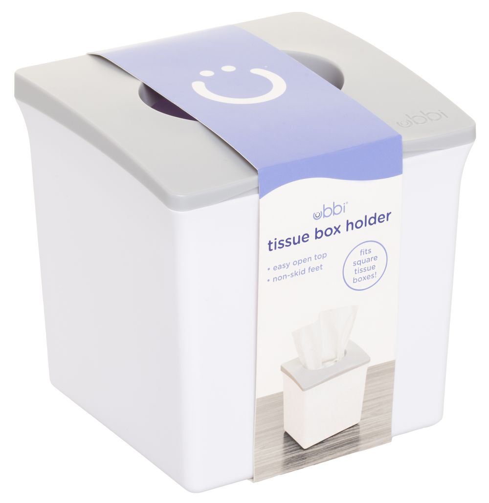 Ubbi - Tissue Box Holder - Grey