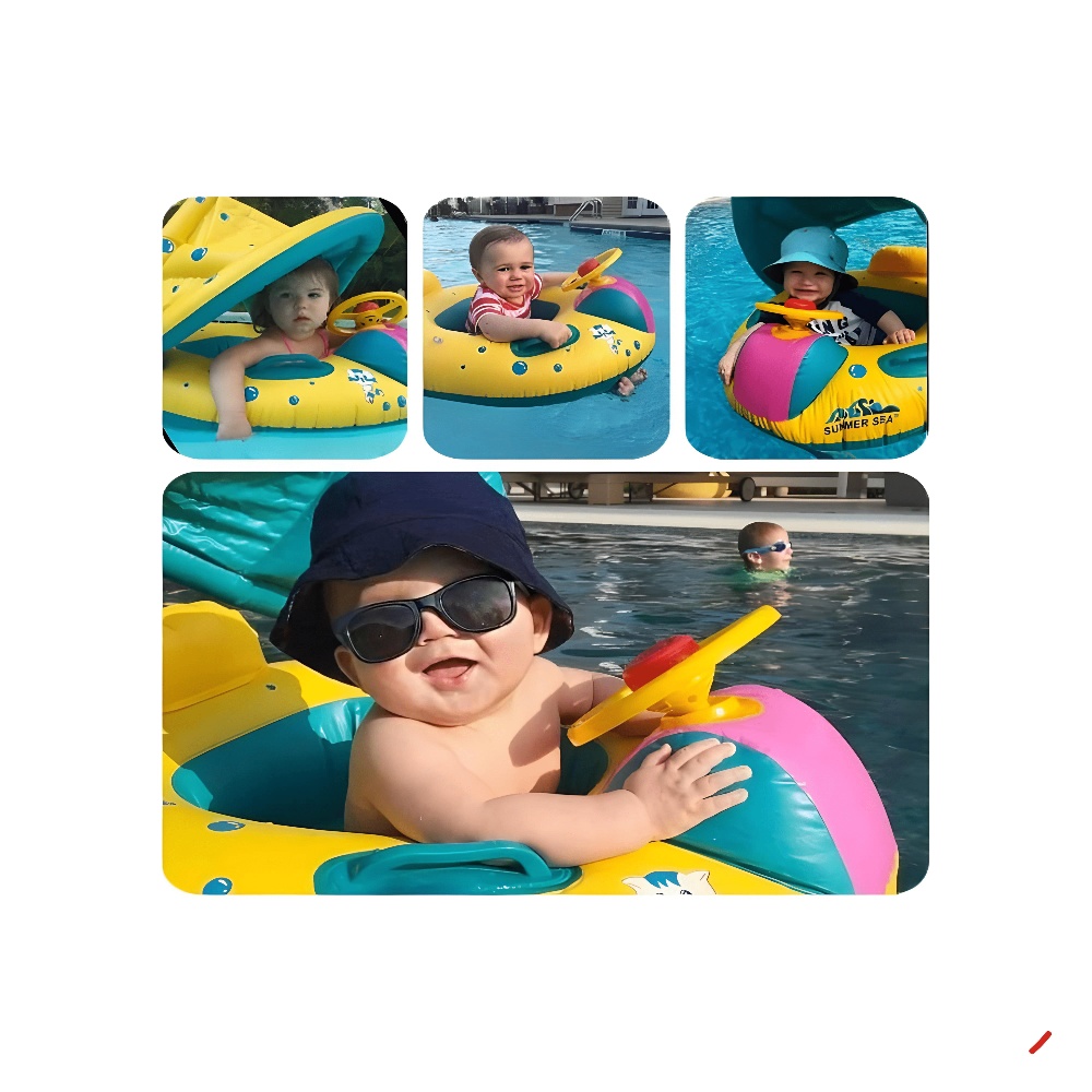 Funfiniti - Baby Swimming Float - Yellow