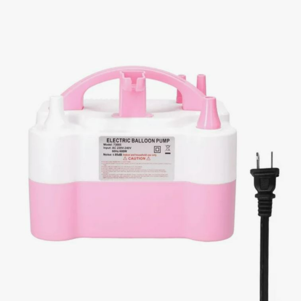 Funfiniti - Electric Air Balloon Pump - White/Pink