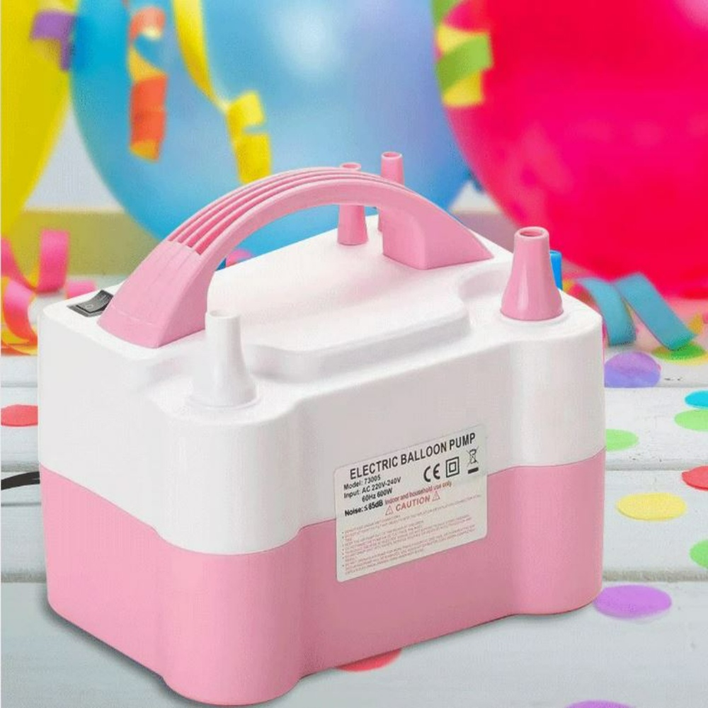 Funfiniti - Electric Air Balloon Pump - White/Pink