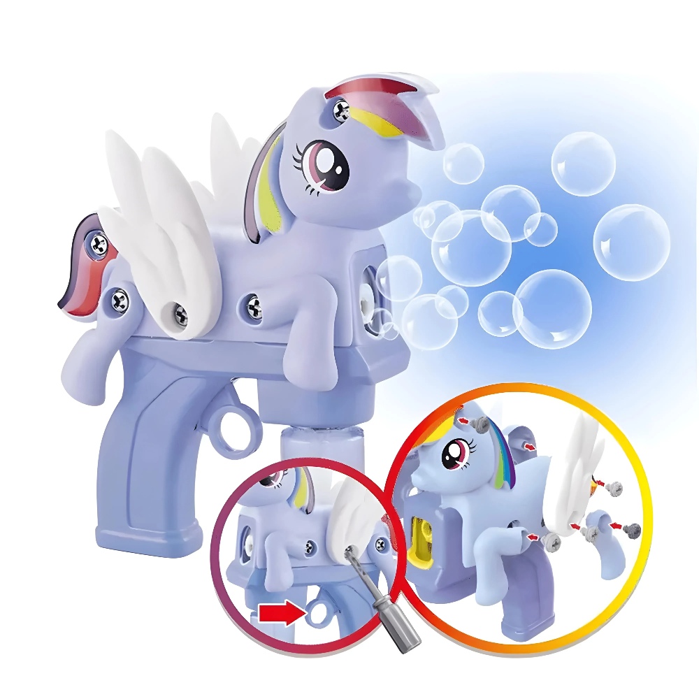 funfiniti - Battery Operated Unicorn Bubble Gun