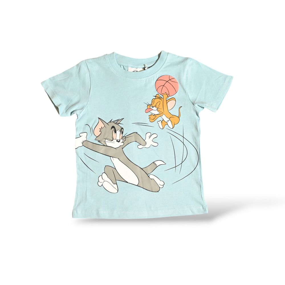 Tom & Jerry - Girls Short Set - Blue/Yellow