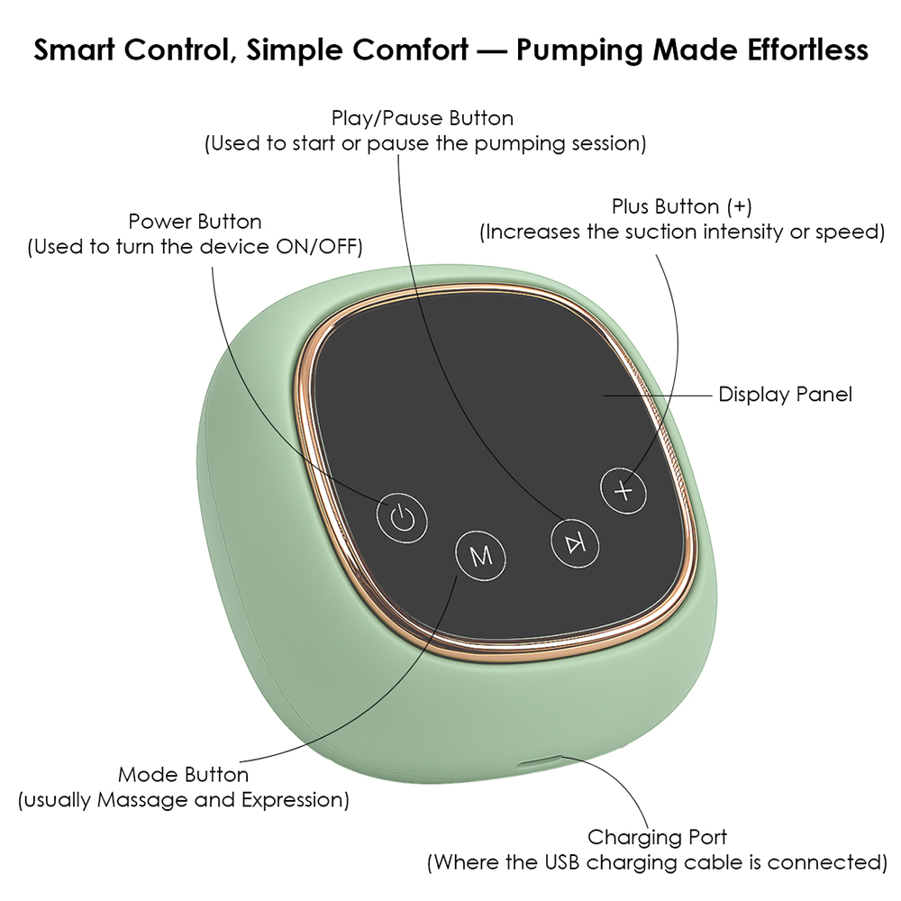 Cute 'n' Cuddle Electric Double Breast Pump with LCD Touch Control