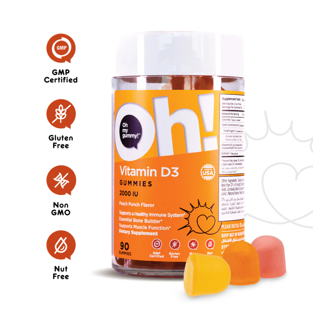 Oh My Oh - Vitamin D3 Dietary Supplement Gummies - 90's