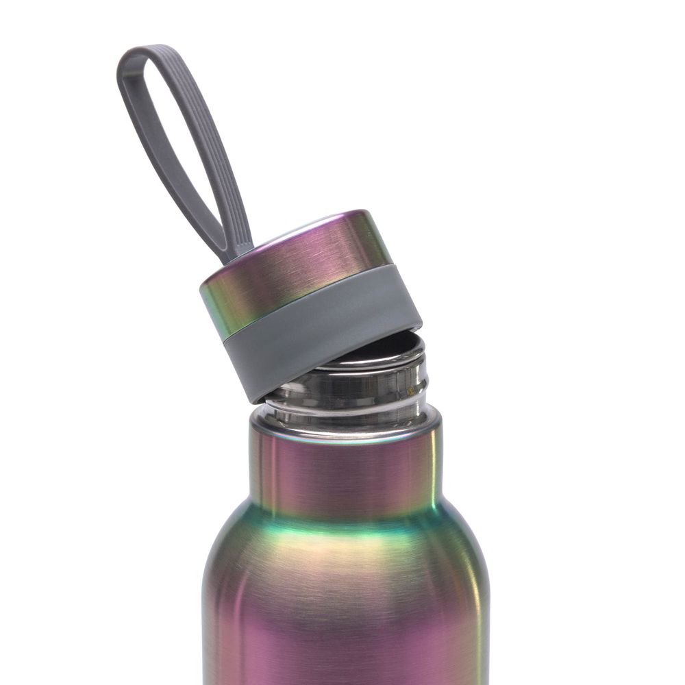 Lassig - Bold Collection Stainless Steel Bottle - Rainbow - 750ml