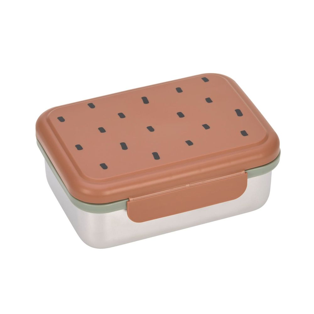 Lassig - Happy Prints Collection Stainless Steel Lunch Box - Caramel